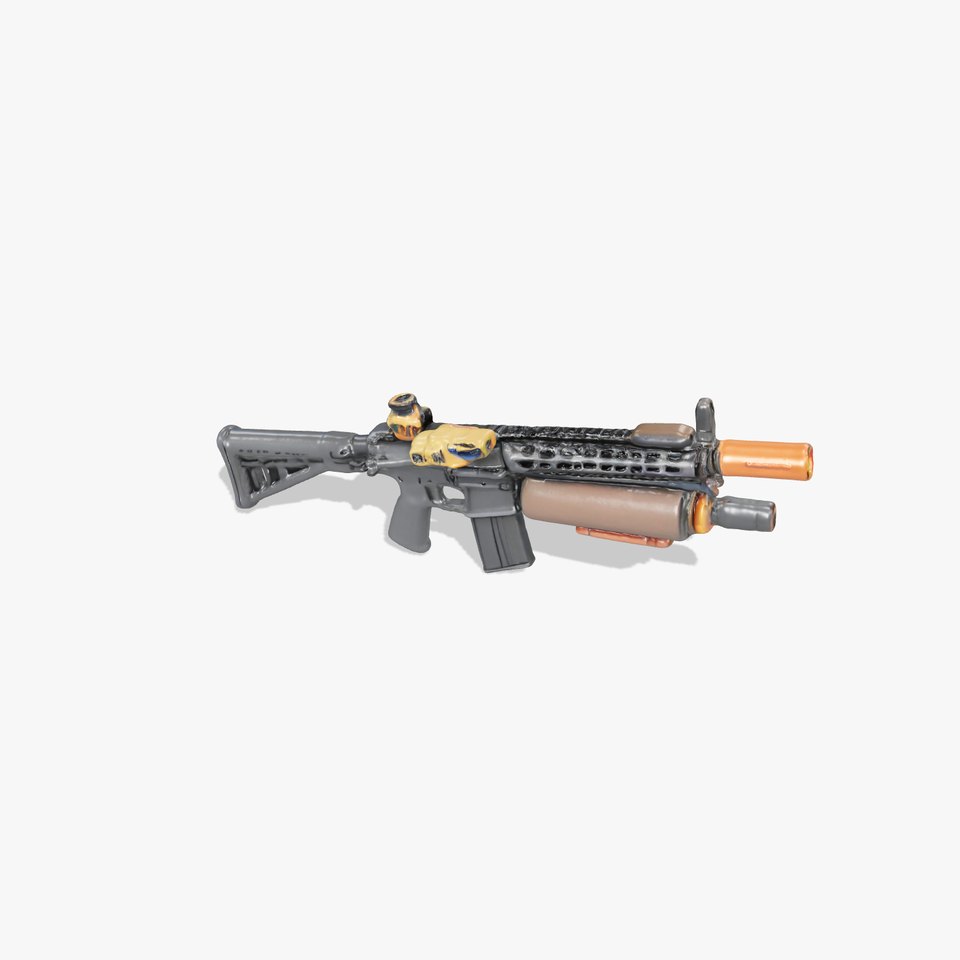 Orange Tactical Rifle model pack